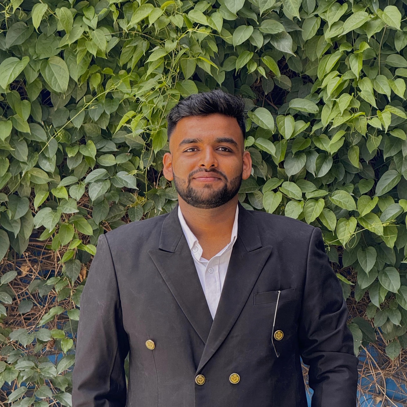 Subham Raj Paswan in formal attire